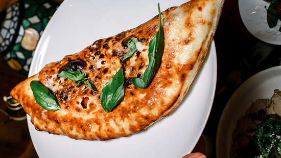 Calzonne with Prosciutto & Spinach