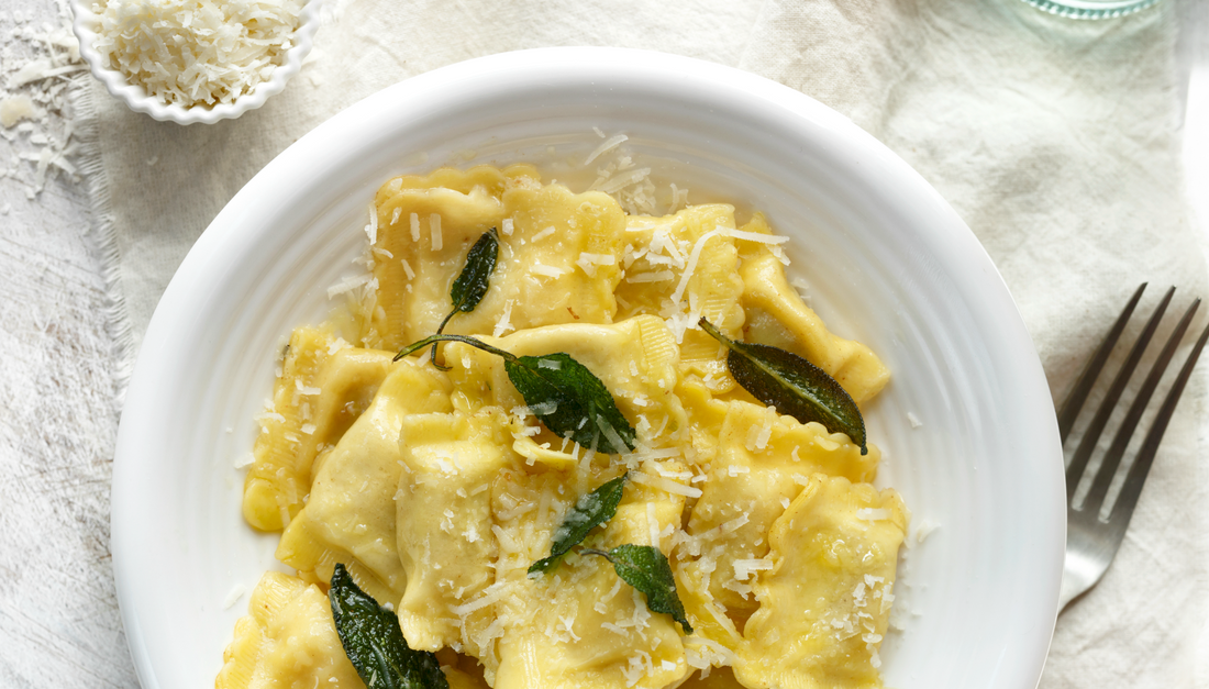 Butter sage Four cheese ravioli