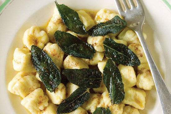 Potato Gnocchi with Burnt Butter, Garlic & Sage