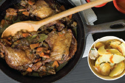 Duck au Vin with Pomme Frittes