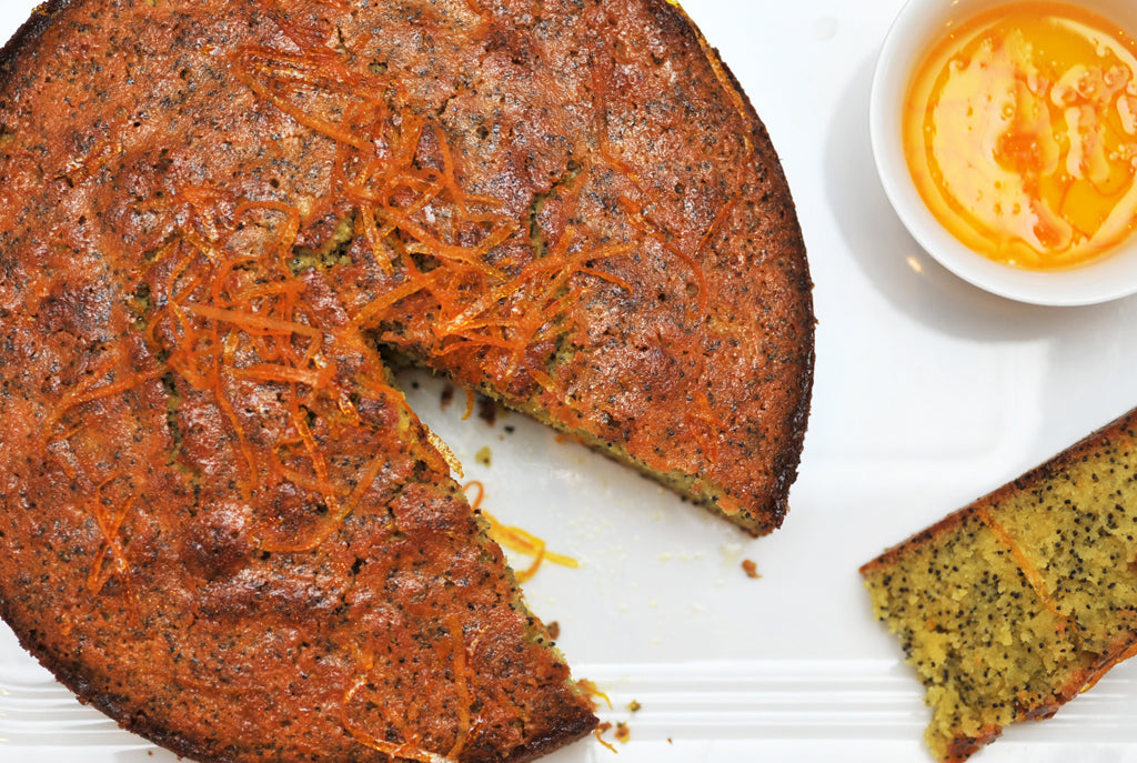 Orange, Almond & Poppy Seed Cake