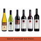 Back Vintage Wine Six Pack