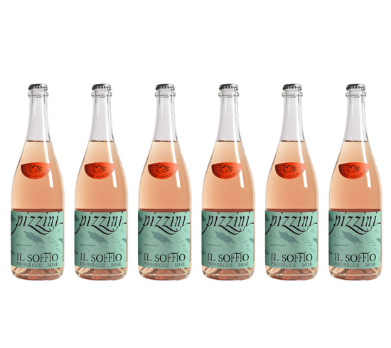 NV Il Soffio Prosecco Rosé Six Pack FC